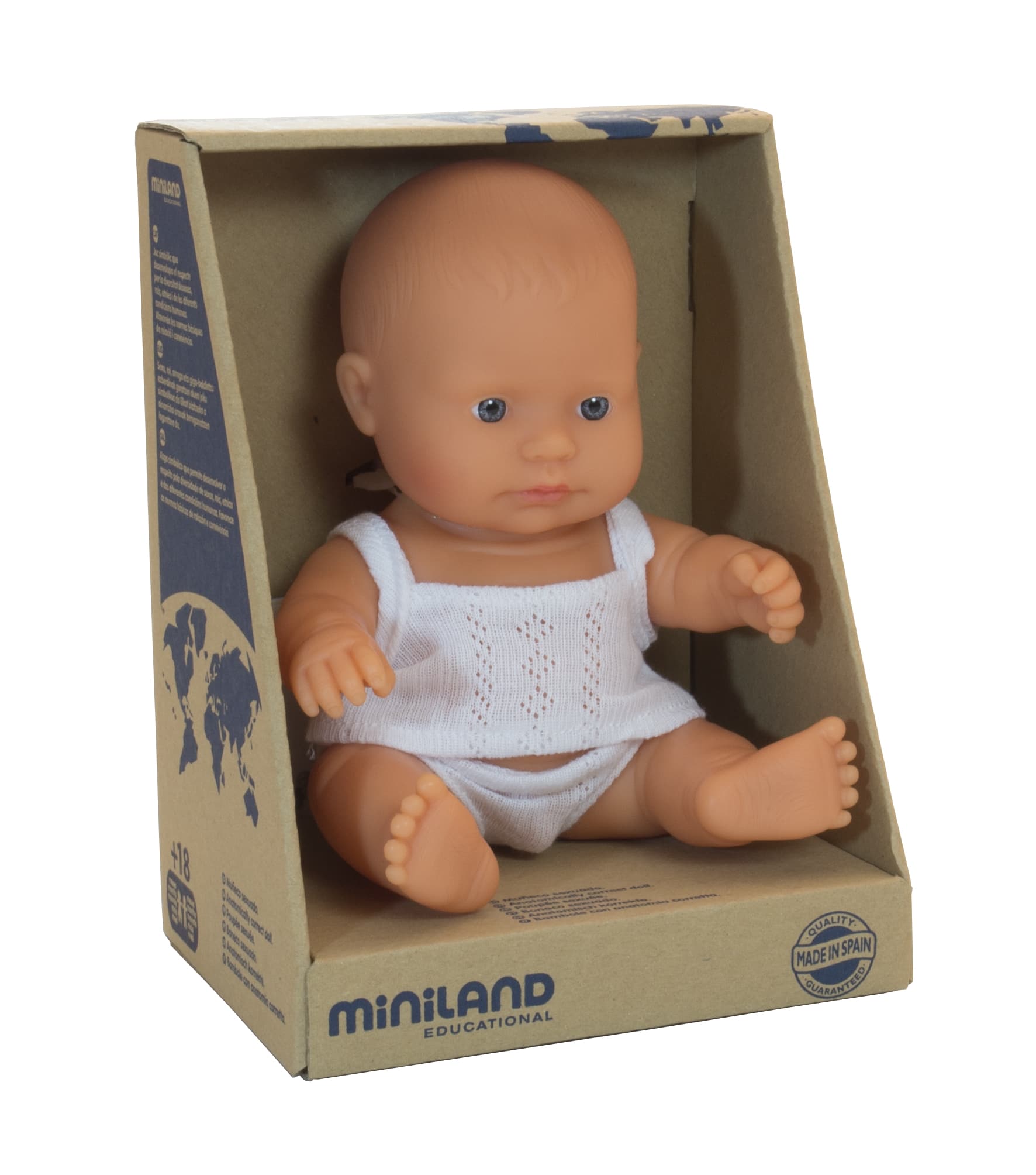 Miniland Doll - Caucasian Boy 21cm
