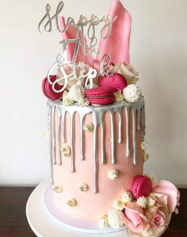 Personalised & Custom Cake Toppers for Sale CMC Gold