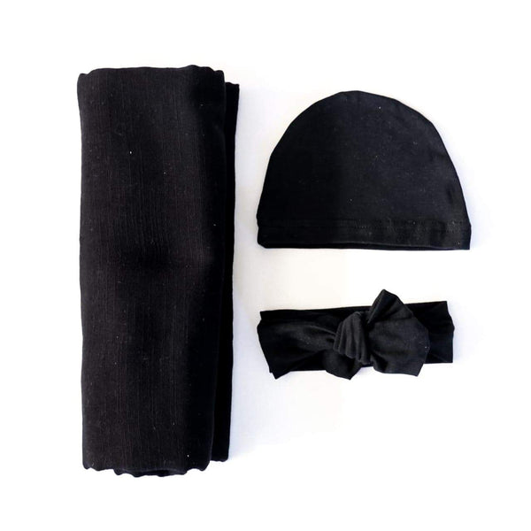 Black swaddle set sale