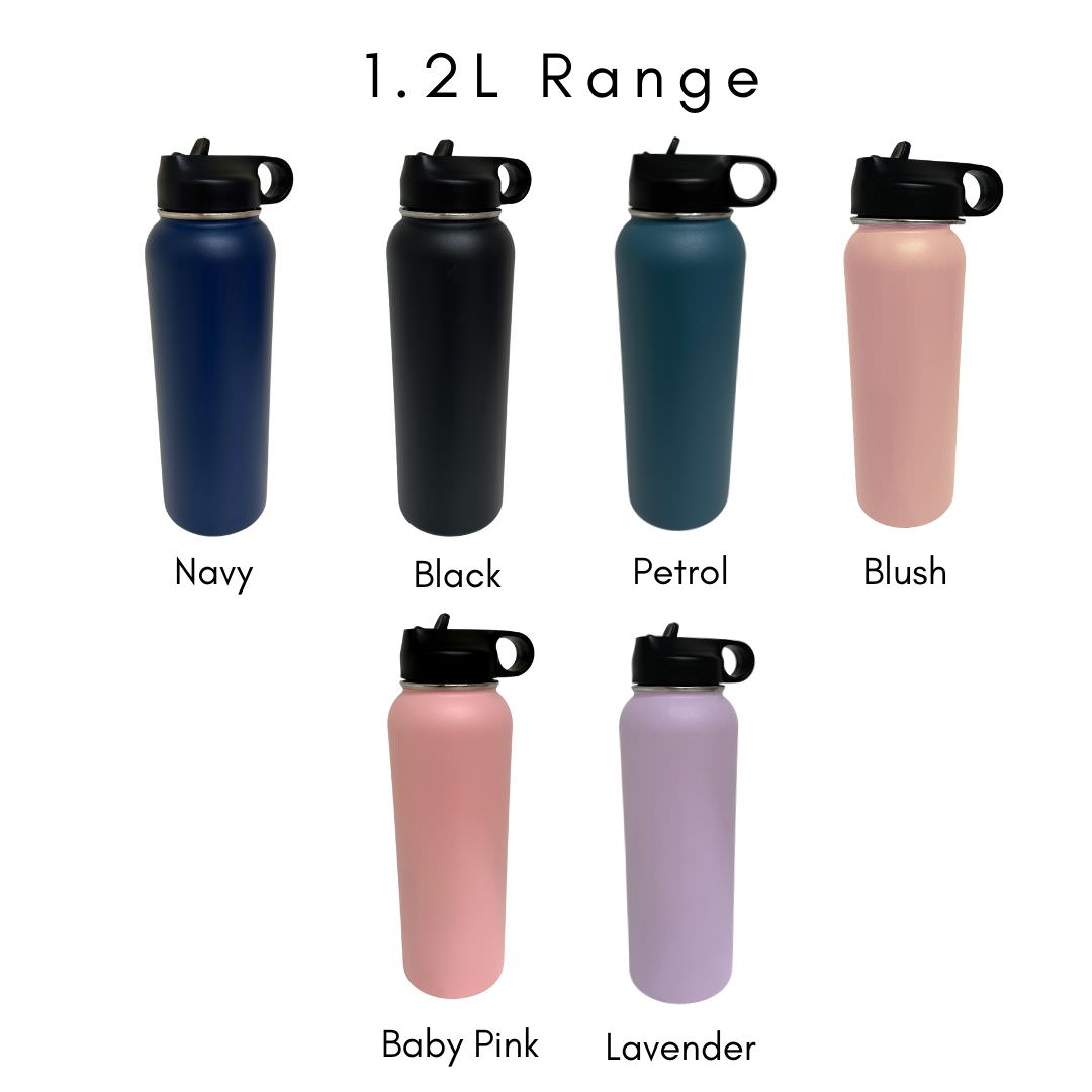 Stainless Steel Drink Bottle - 1.2L