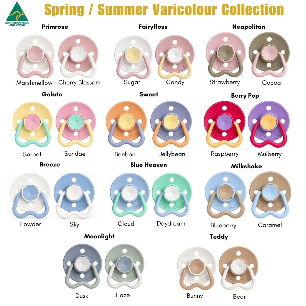 CMC Dummies - Varicolour Range (2 Pack) - Australian Made