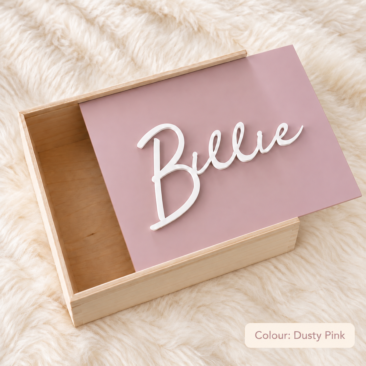 Acrylic Name Keepsake Box