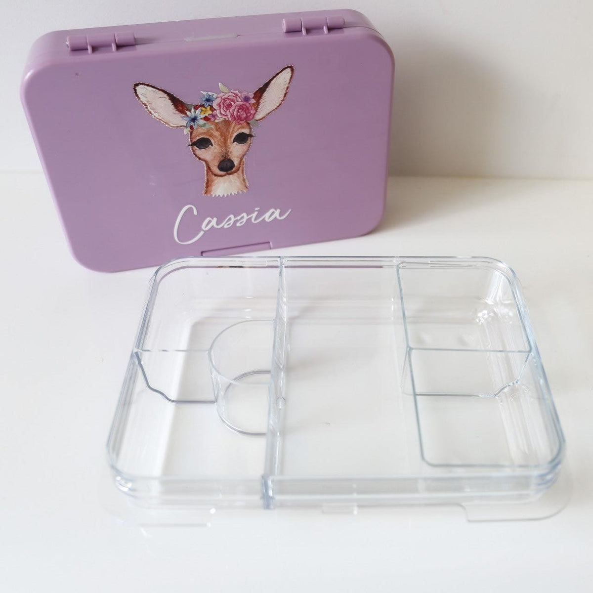 Medium Bento Box Clear Tray