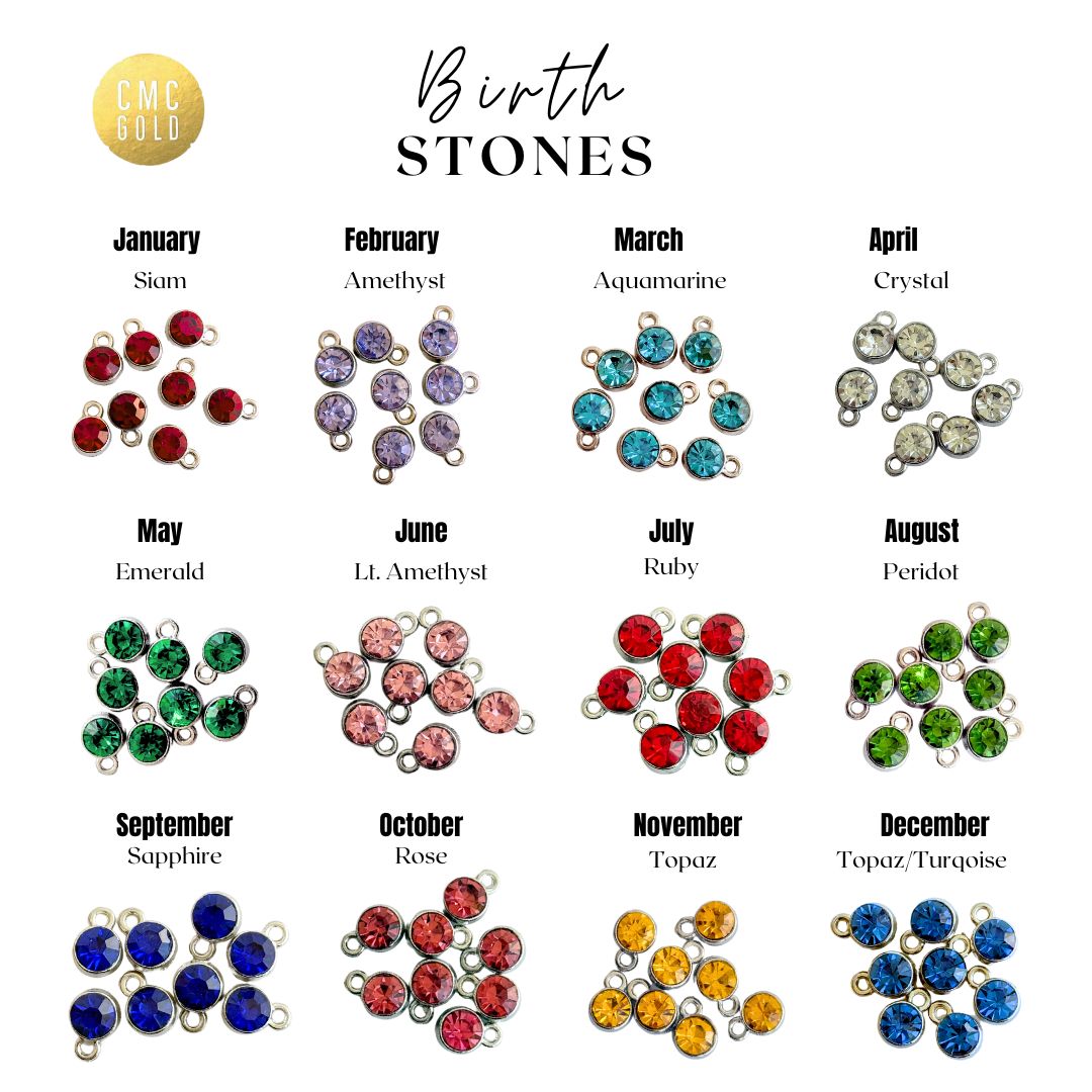 Birthstone Keyring