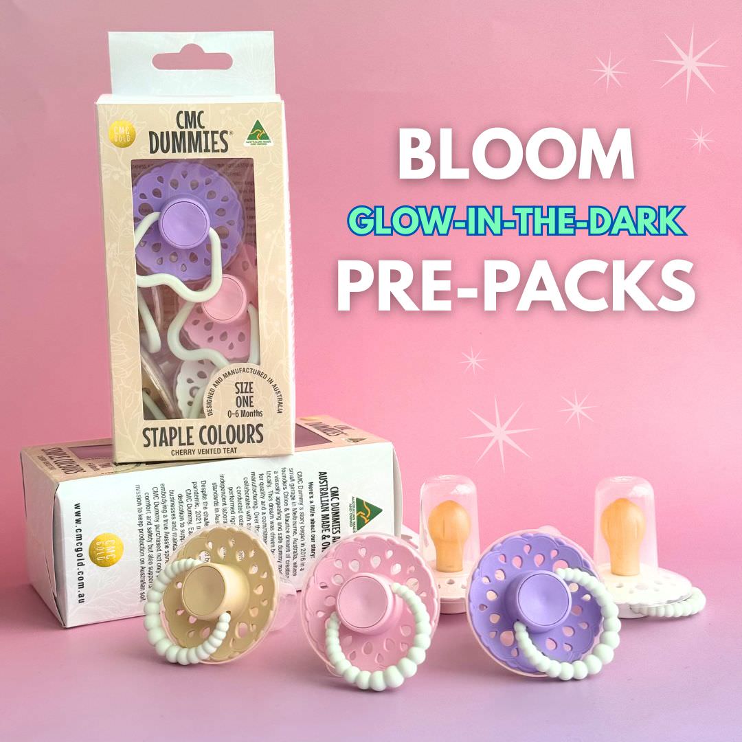 CMC Dummies - Bloom GLOW In The Dark Pre Packs (5 Pack) - Australian Made