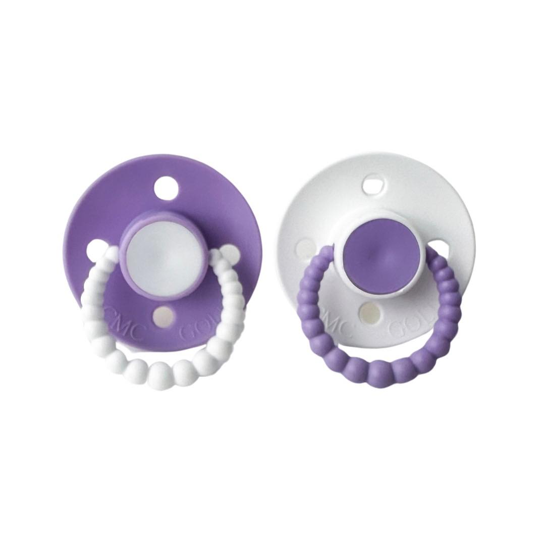 CMC Bubble Dummy Team Colours Twin Pack - AIR FILLED TEAT