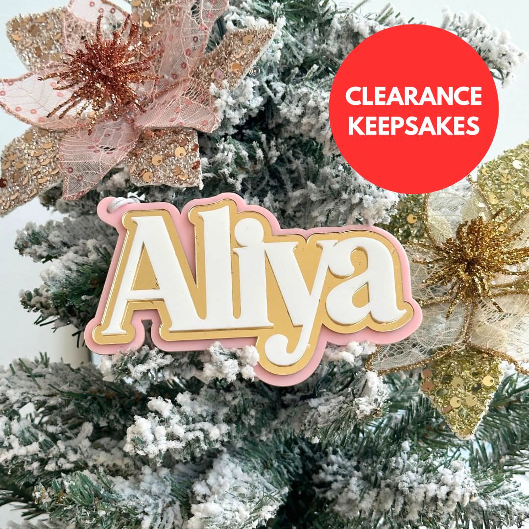 Sample Keepsakes &amp; Ornaments (CLEARANCE)
