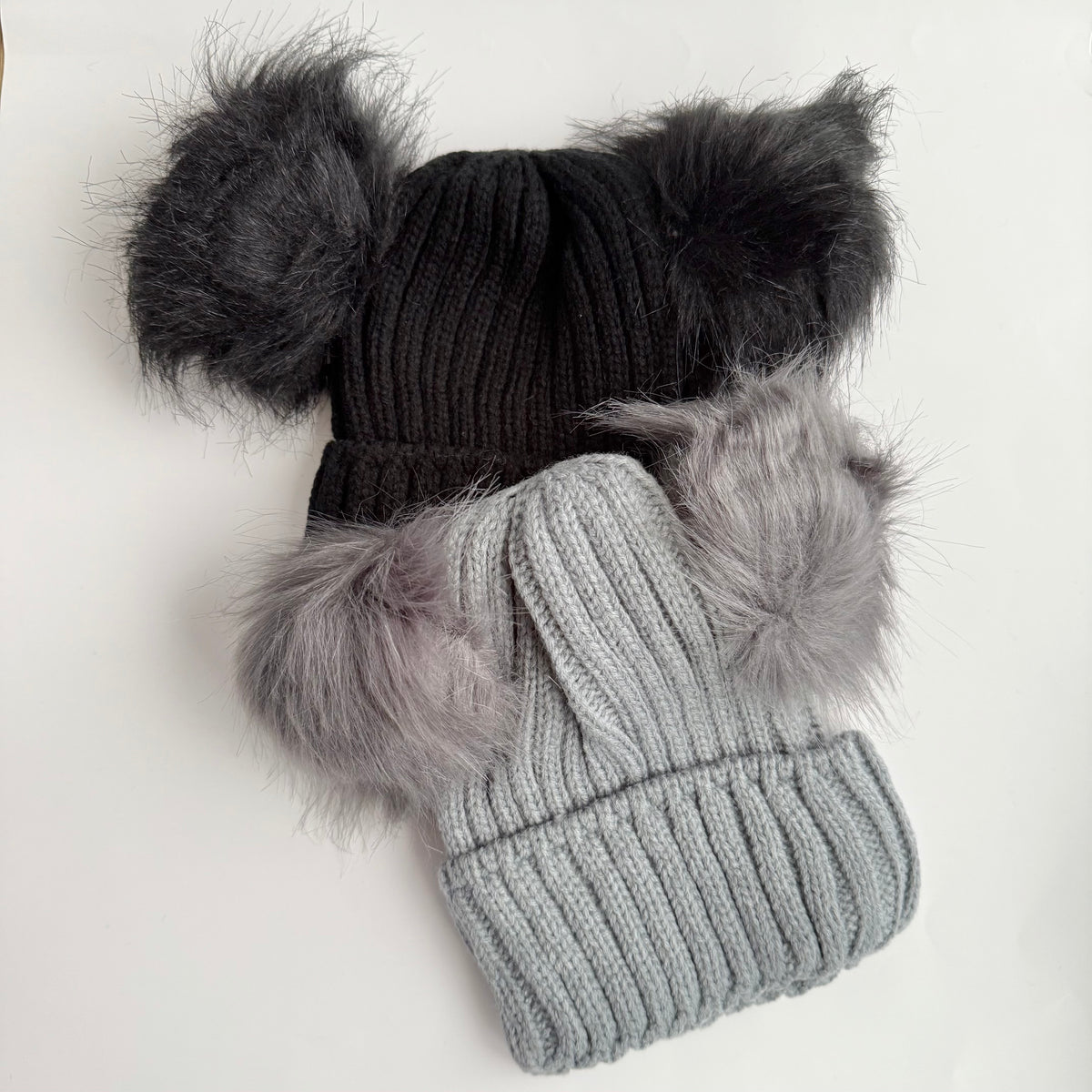Double Pom Pom Beanie