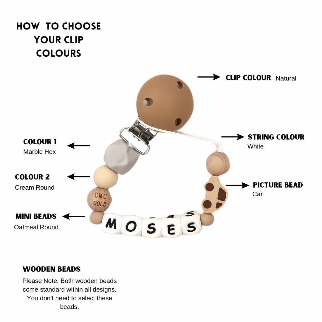 Dummy Clips (5 Letters) CMC Gold