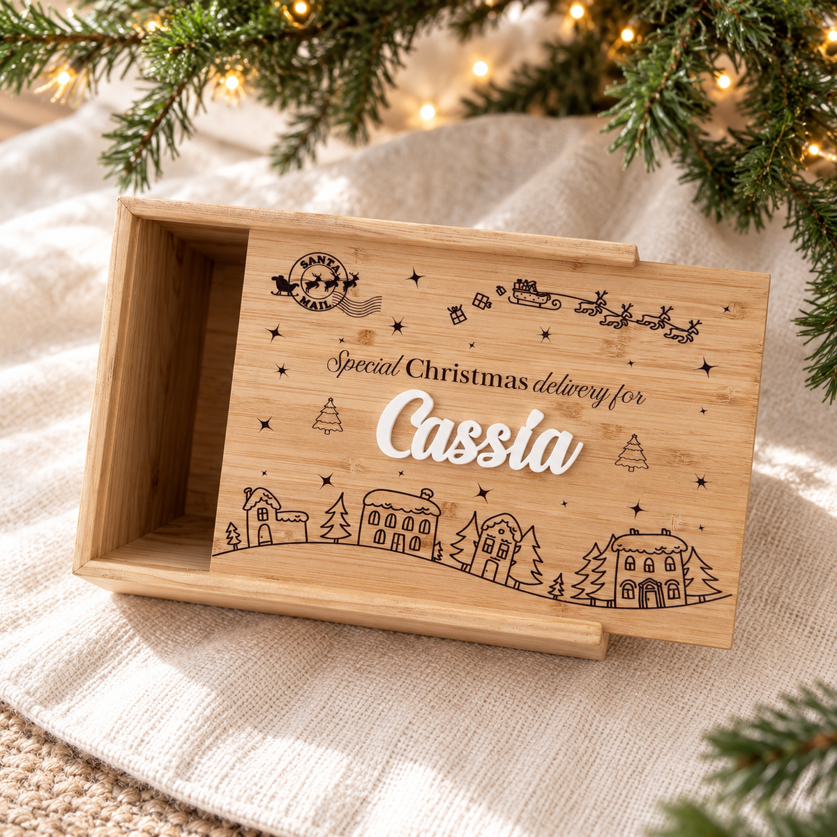 Personalised Santa Delivery Christmas Eve Box