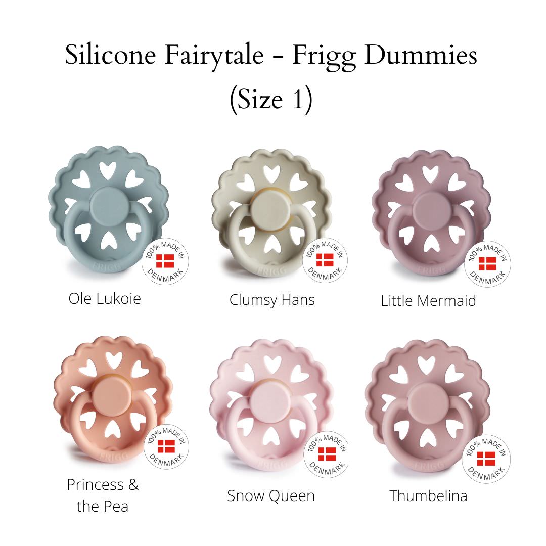 FRIGG Fairytale X H.C. Andersen Dummies - Silicone Teat - (Size 1) NB - 6m