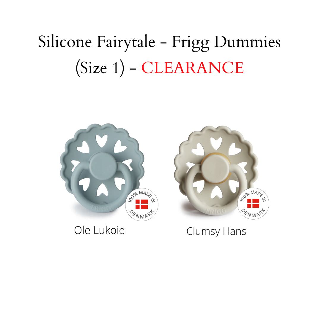 FRIGG Fairytale X H.C. Andersen Dummies - Silicone Teat - (Size 1) NB - 6m (CLEARANCE)