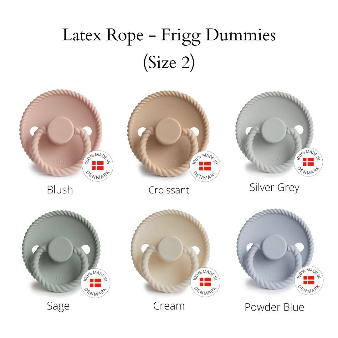 FRIGG Rope Dummies - Latex Teat - (Size 2) 6m - 18m