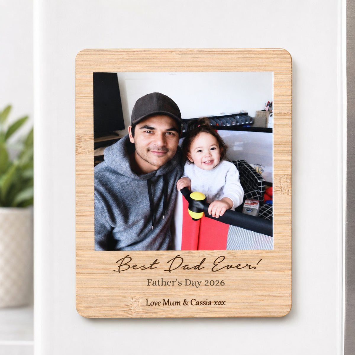 Father's Day Photo Magnet