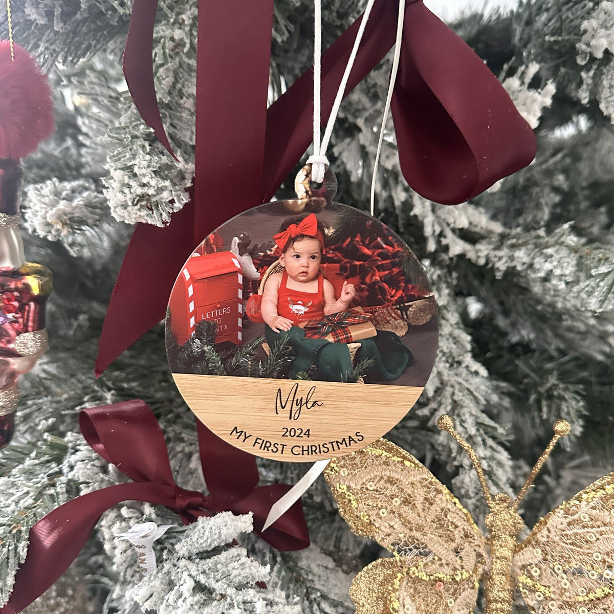First Christmas Photo Ornament