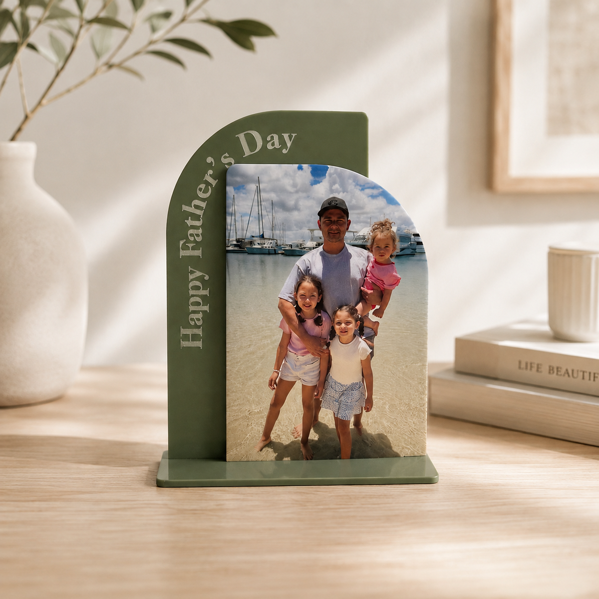Personalised Father’s Day Arch Photo Frame