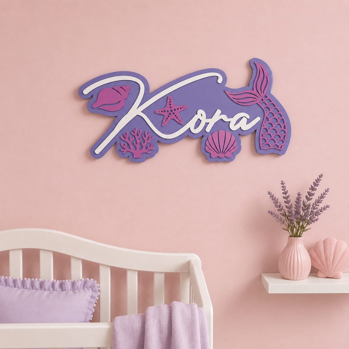 3D Acrylic Picture Name Plaque- Double Layered