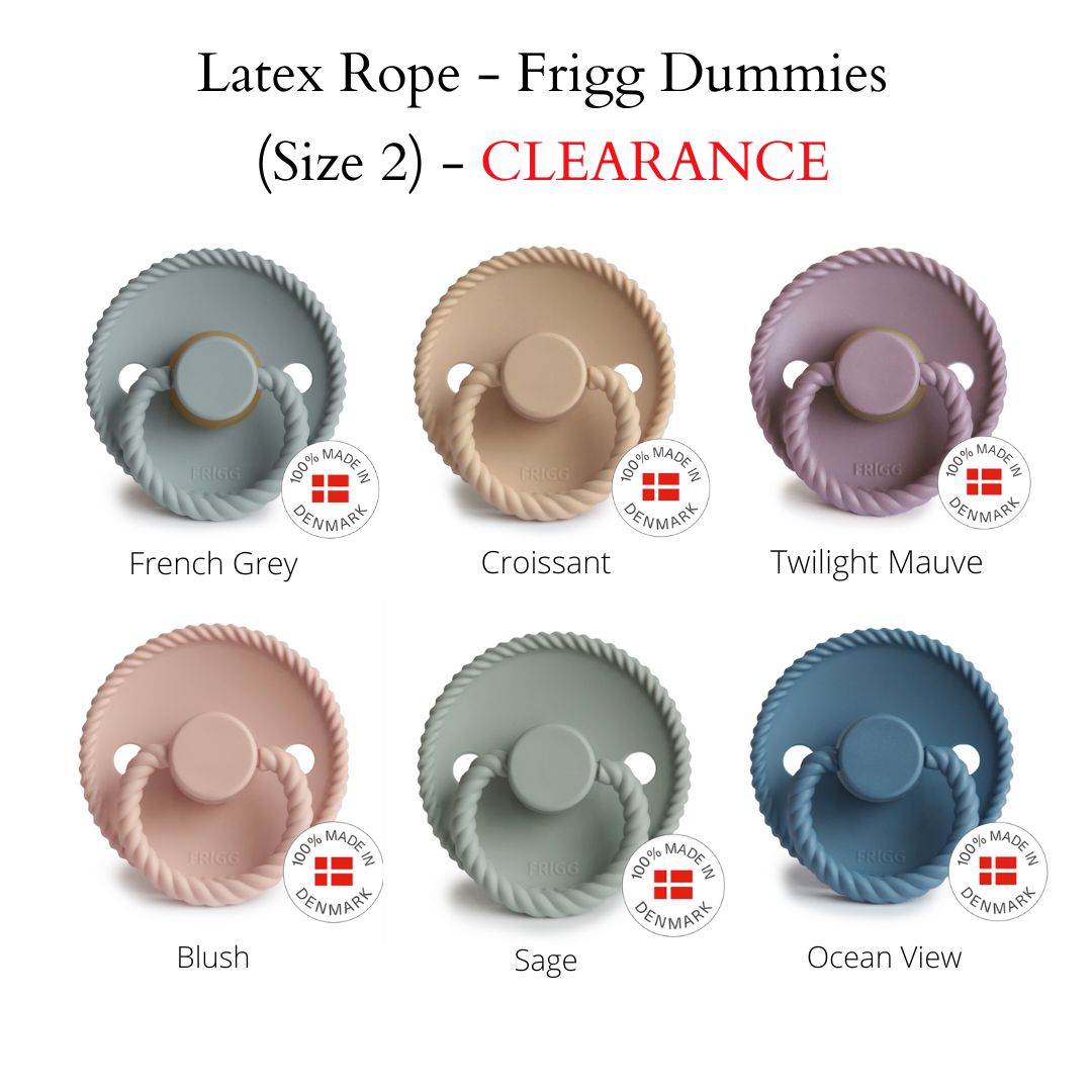 FRIGG Rope Dummies - Latex Teat - (Size 2) 6m - 18m (CLEARANCE)