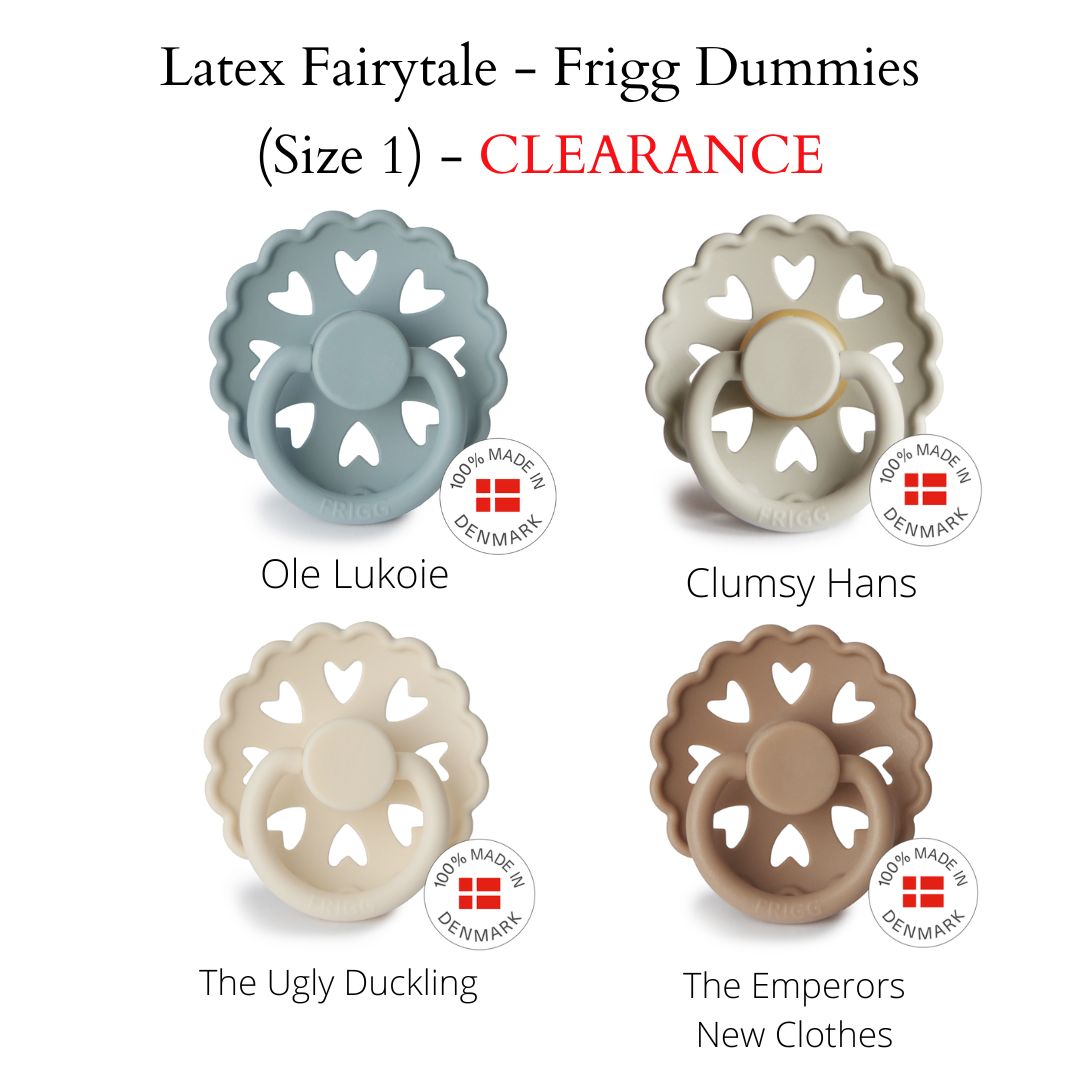 FRIGG Fairytale X H.C. Andersen Dummies - Latex Teat - (Size 1) NB - 6m (CLEARANCE)