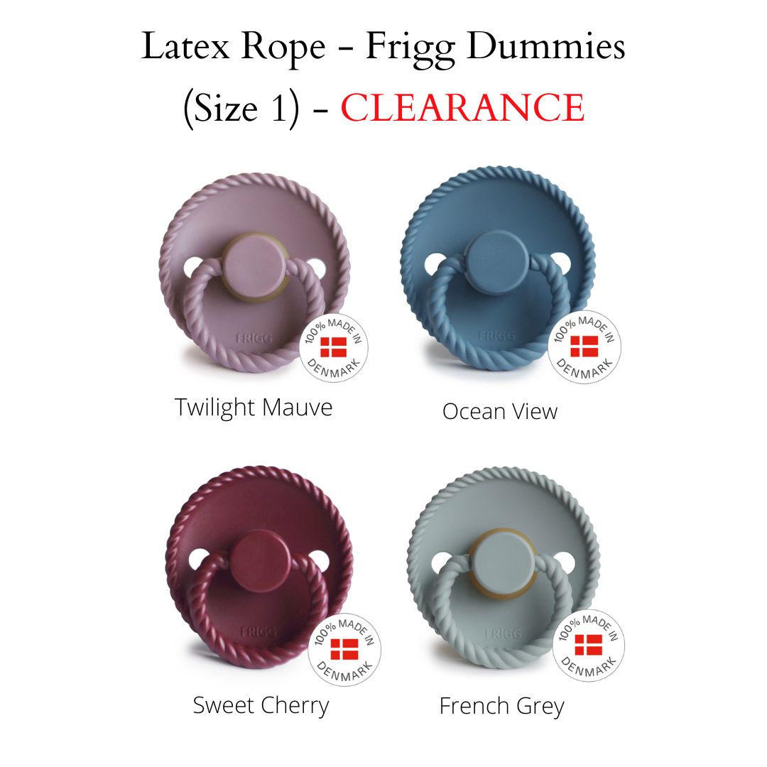 FRIGG Rope Dummies - Latex Teat - (Size 1) NB - 6m (CLEARANCE)