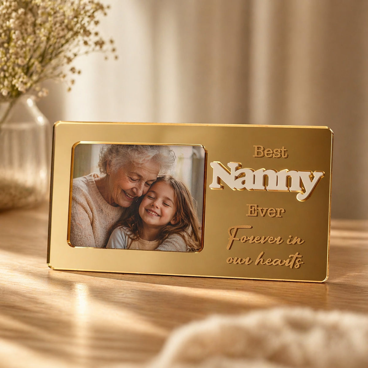 Best Nanny Ever Picture Holder - Memorial Version