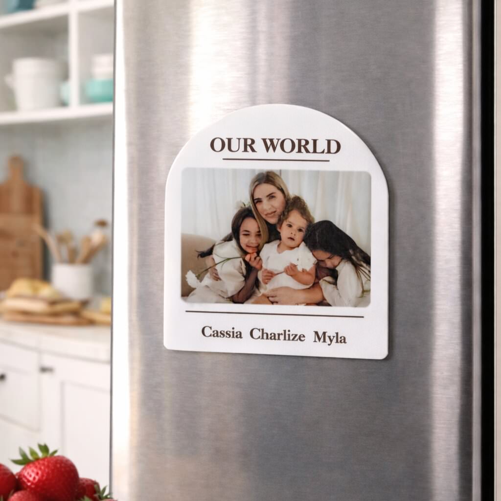 Our World Photo Magnet - Mother's Day