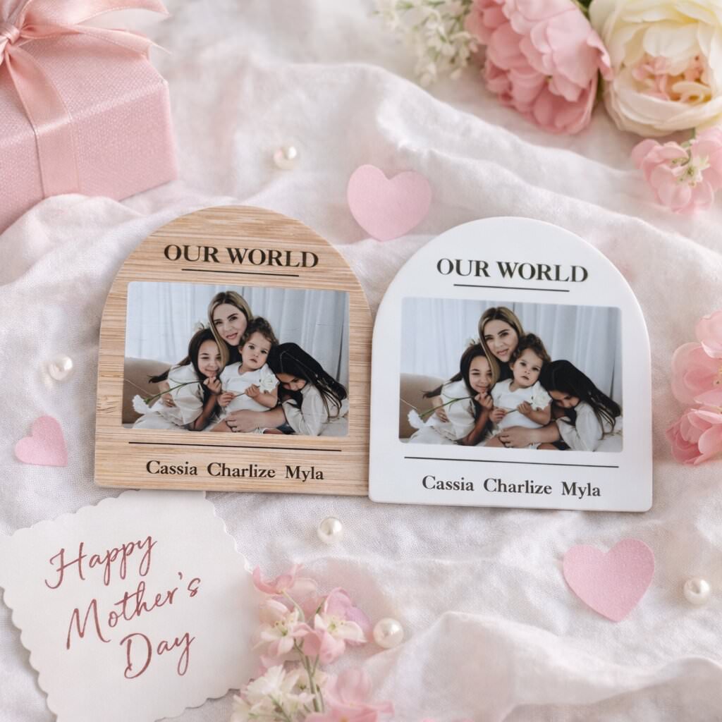 Our World Photo Magnet - Mother's Day