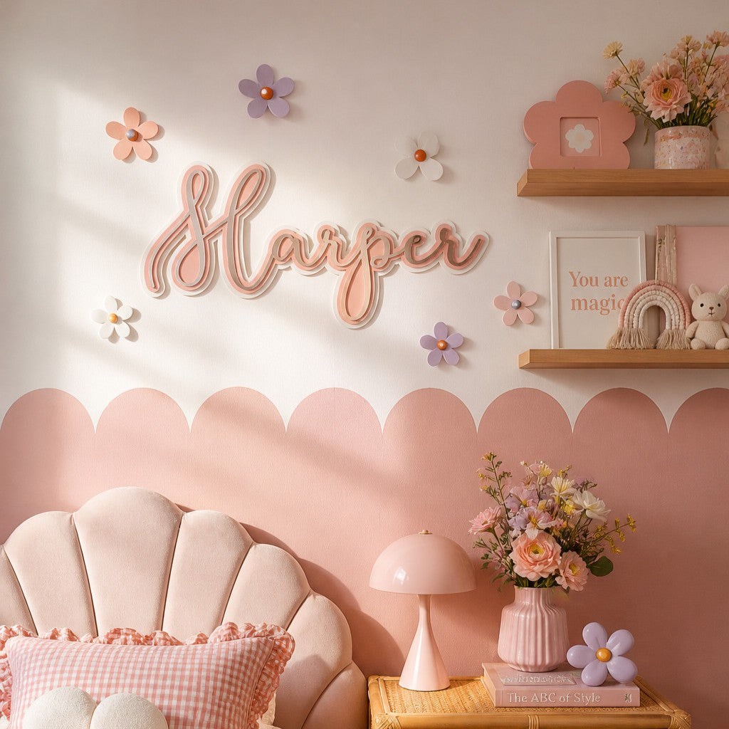 3D Name Plaque - Triple Layered