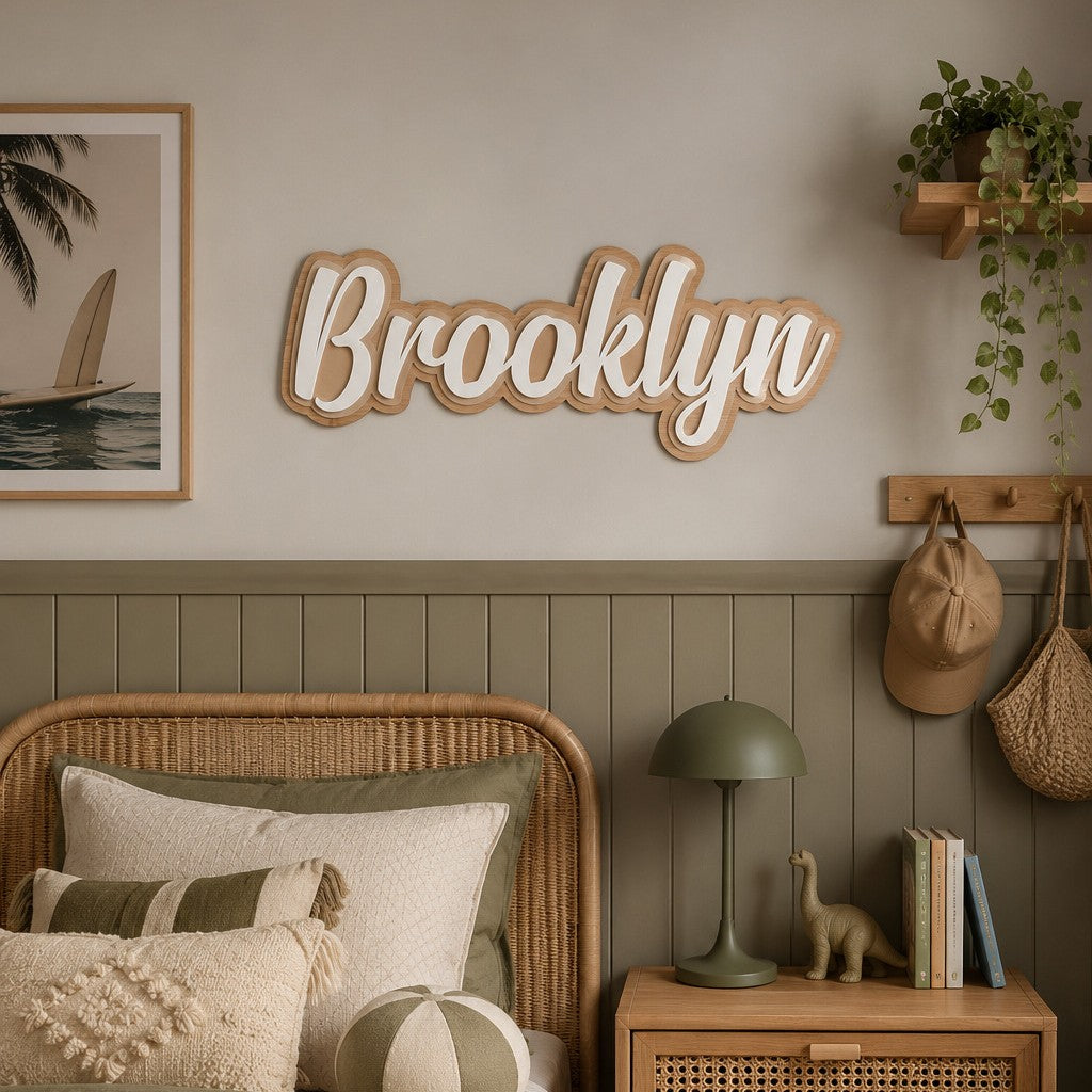 3D Name Plaque - Triple Layered