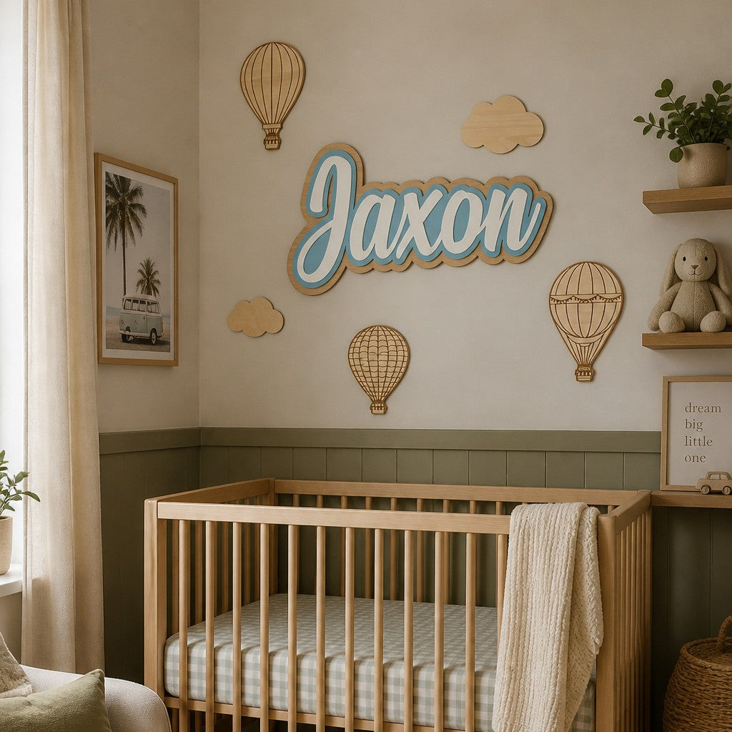 3D Name Plaque - Triple Layered
