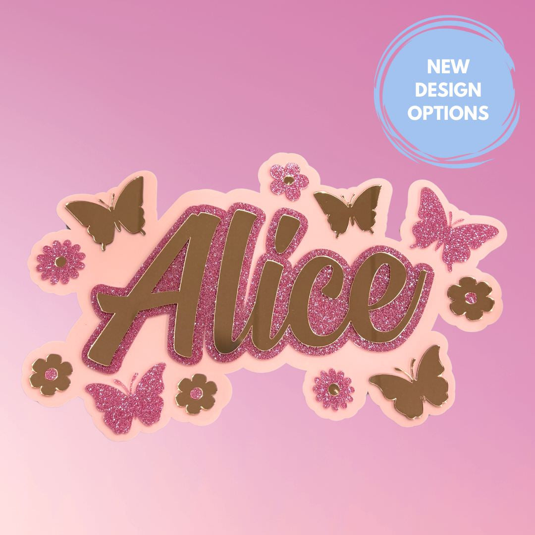 3D Picture Name Plaques - Triple Layered