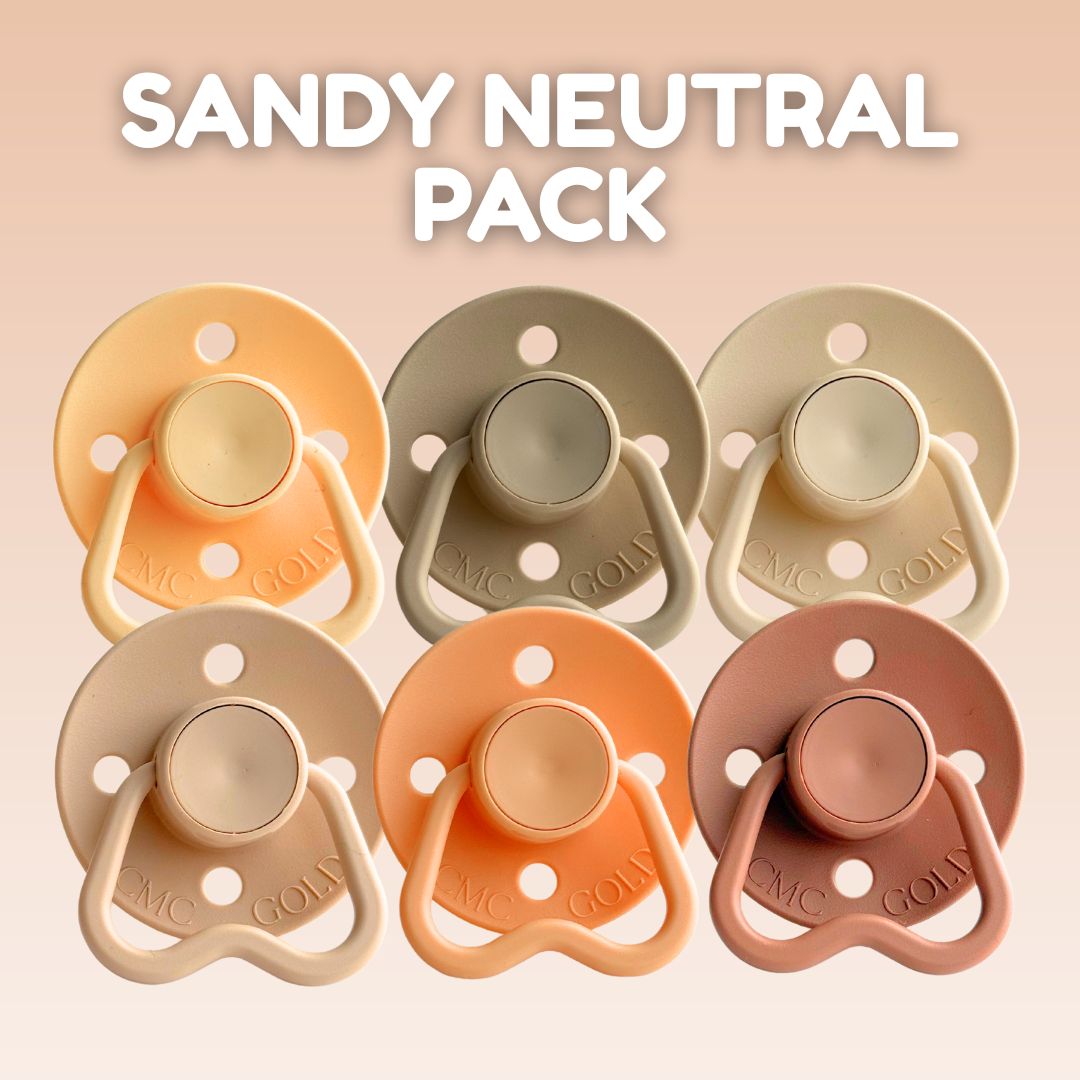 CMC Hold Me Dummy Pre Packs (6 Pack - VENTED TEAT) - Australian Made