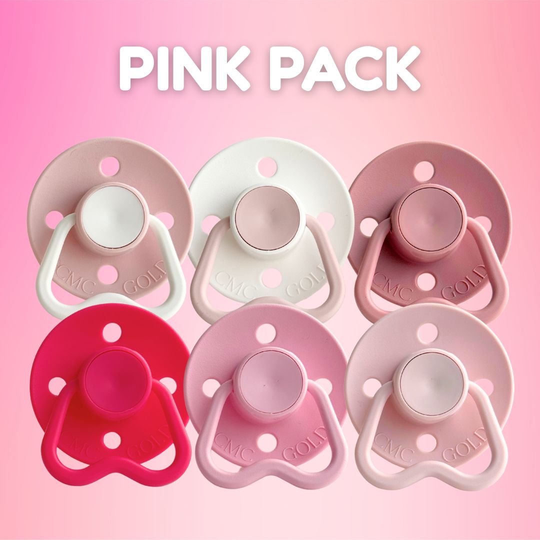 CMC Hold Me Dummy Pre Packs (6 Pack - VENTED TEAT) - Australian Made