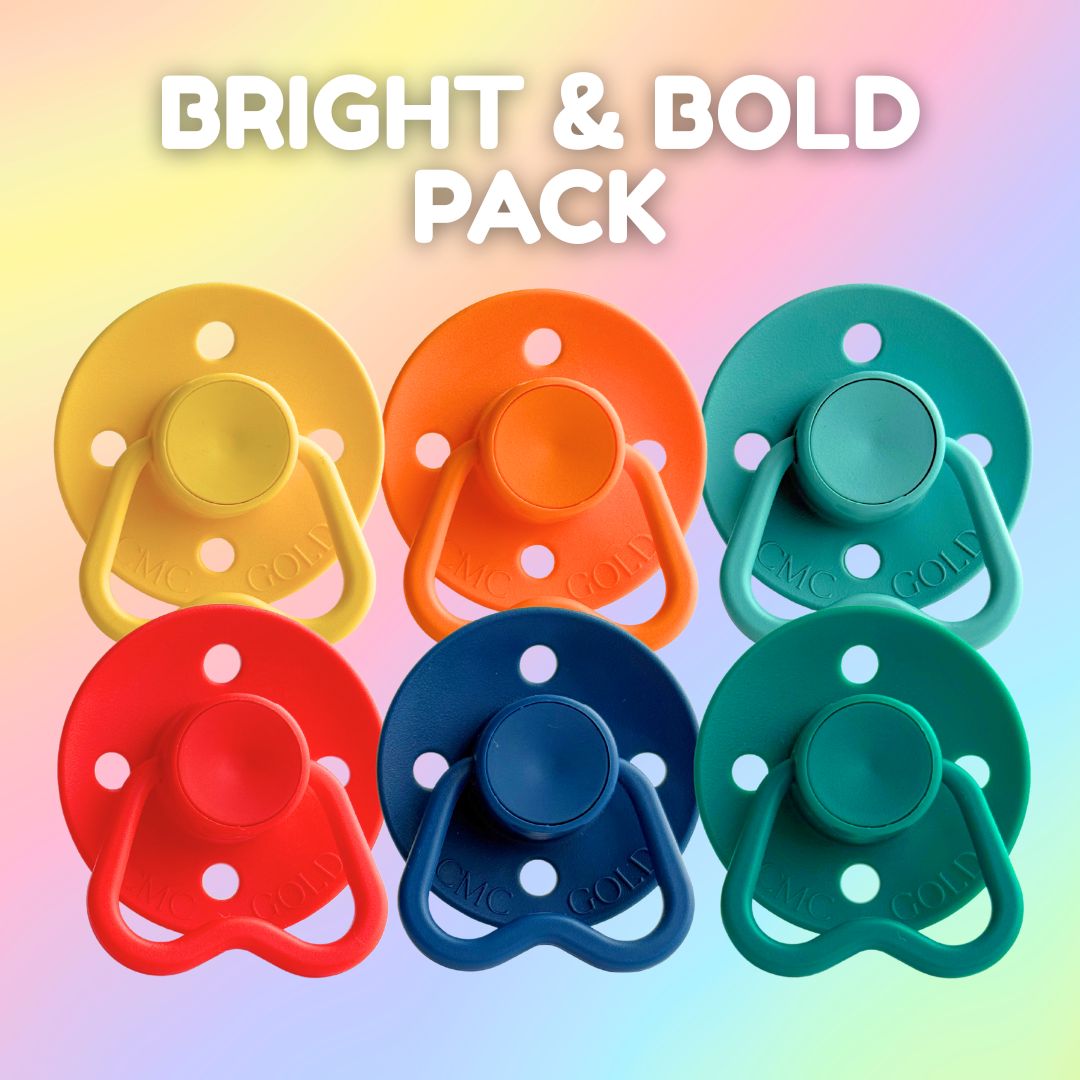 CMC Hold Me Dummy Pre Packs (6 Pack - VENTED TEAT) - Australian Made