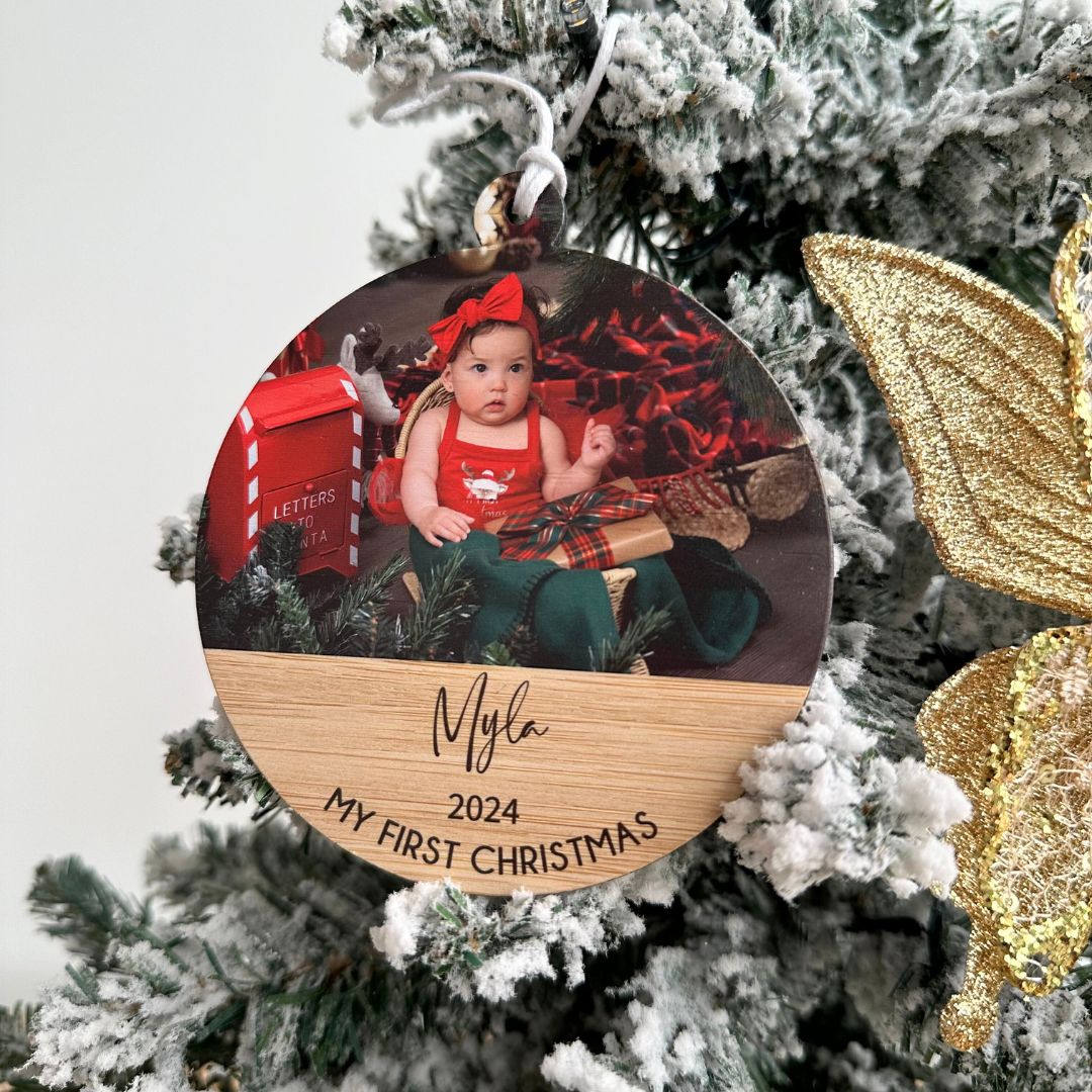 First Christmas Photo Ornament