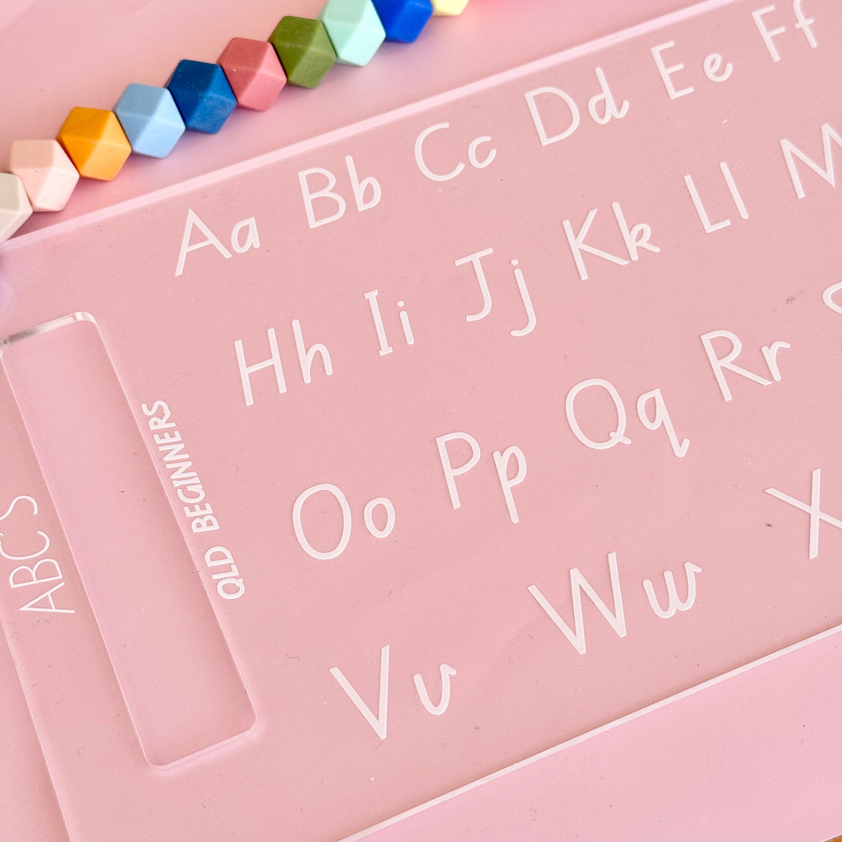 Personalised Trace & Erase - ABC board: QLD Beginners