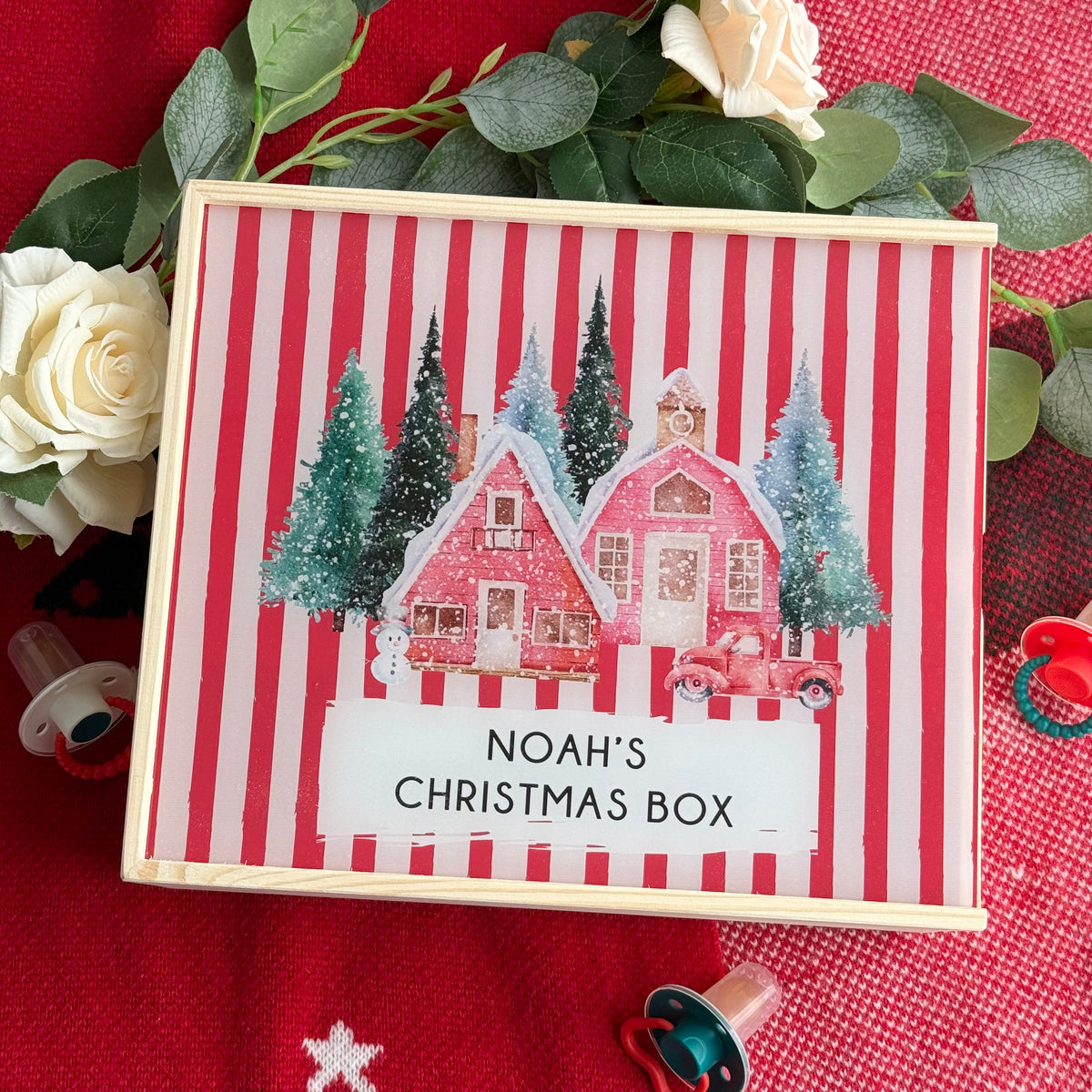 Christmas Keepsake Box - Snow Village
