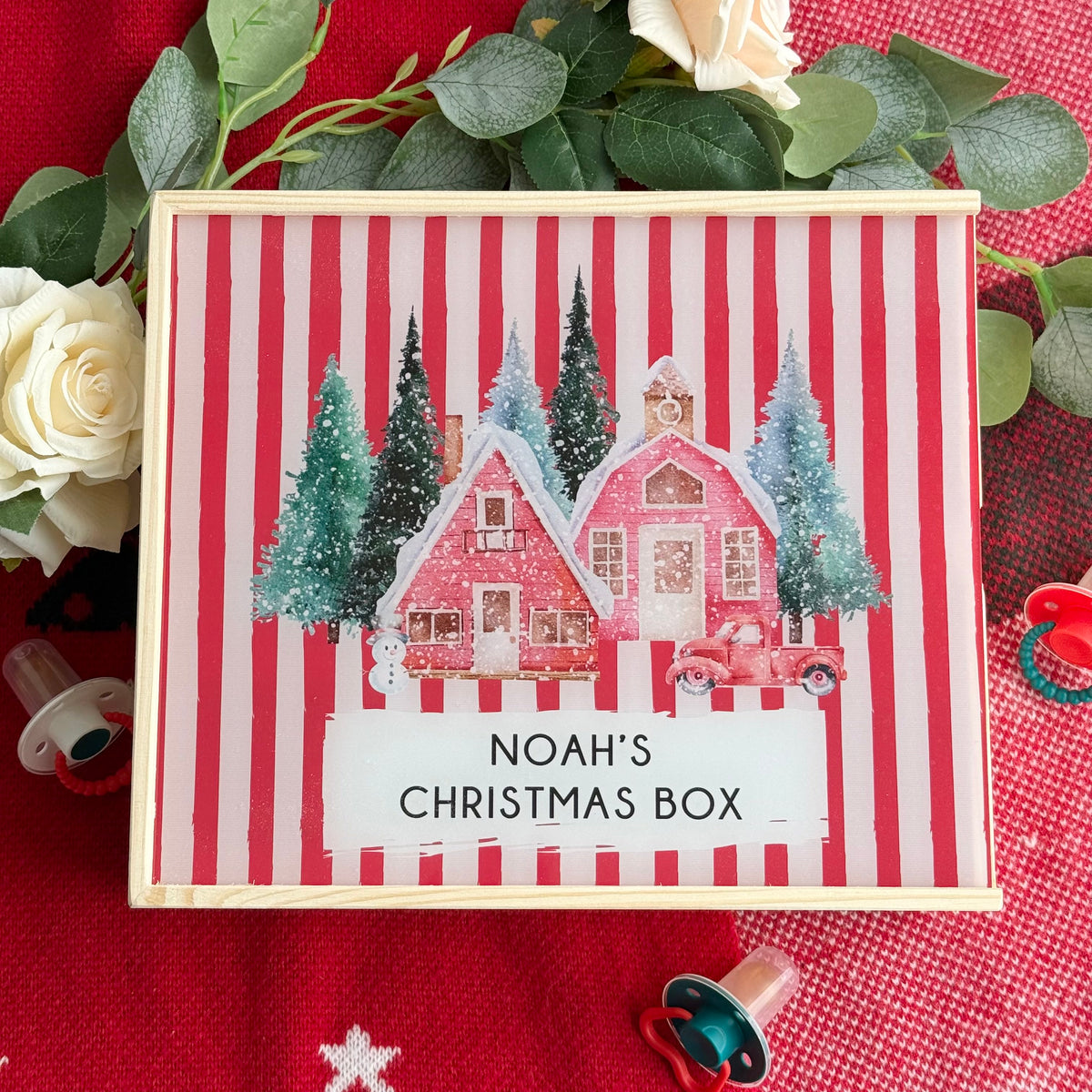 Christmas Keepsake Box - Snow Village