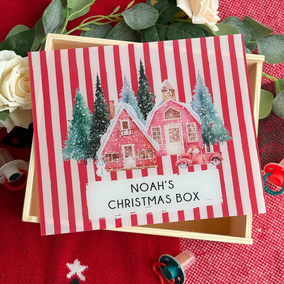 Christmas Keepsake Box - Snow Village