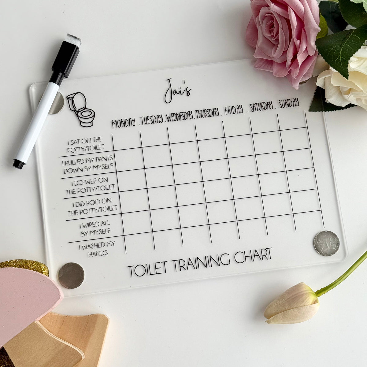 Toilet Training Chart (magnetic)