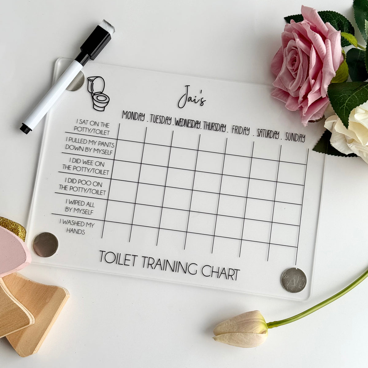 Toilet Training Chart (magnetic)