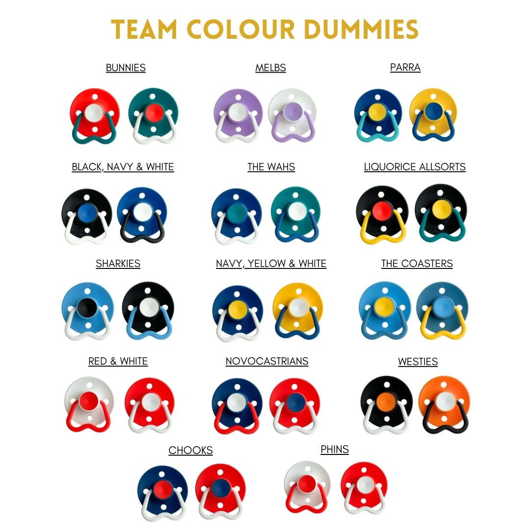 CMC Dummies - Team Colours (2 Pack) - Australian Made
