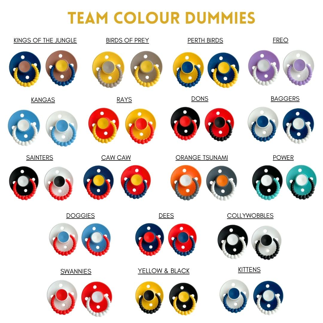 CMC Dummies - Team Colours (2 Pack) - Australian Made
