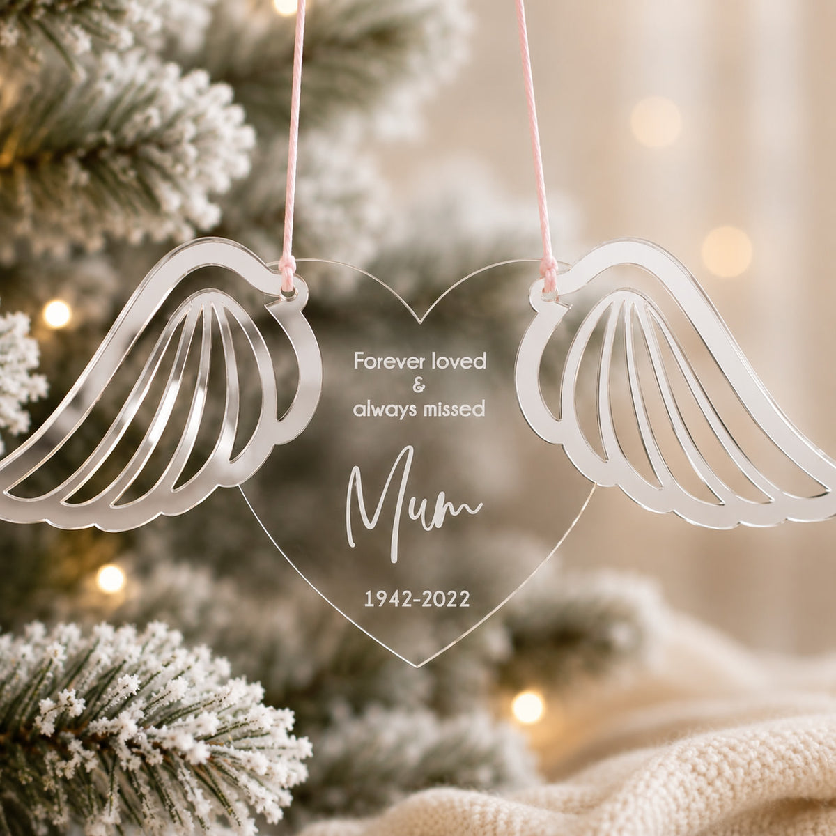 3D Ornament - Angel Wings