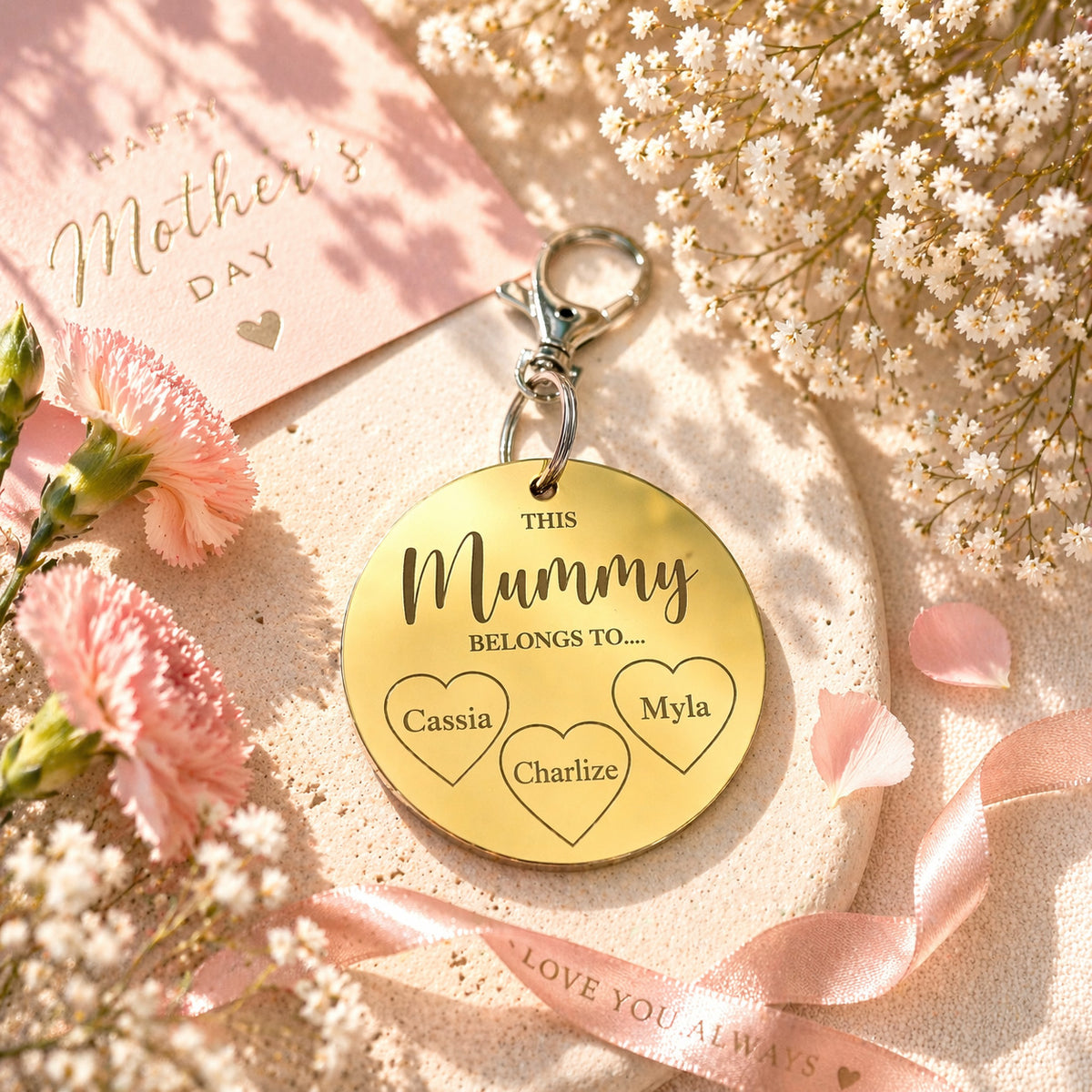 This Belongs To Keyring - Mother's Day