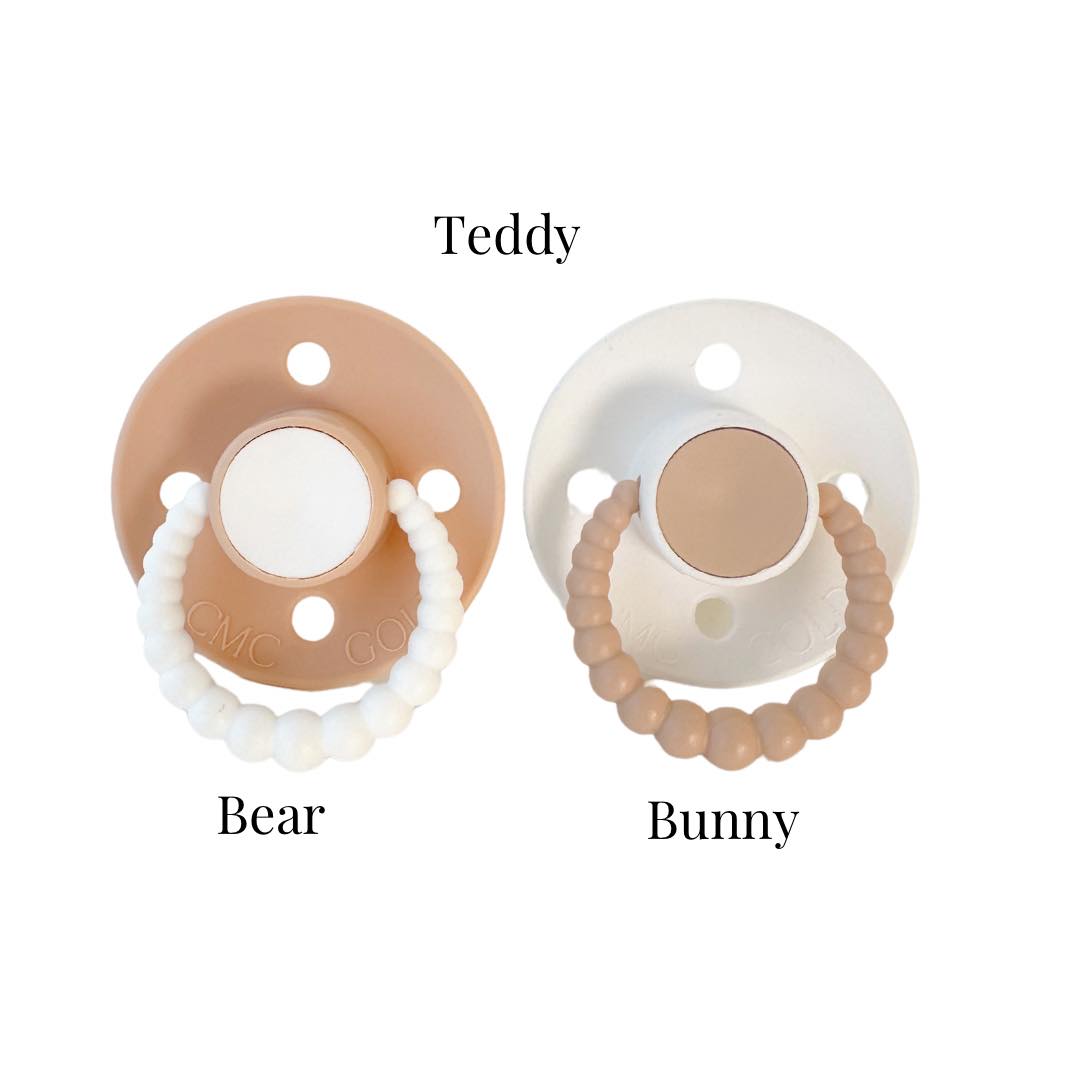 CMC Bubble Dummies Varicoloured Twin Pack - AIR FILLED TEAT