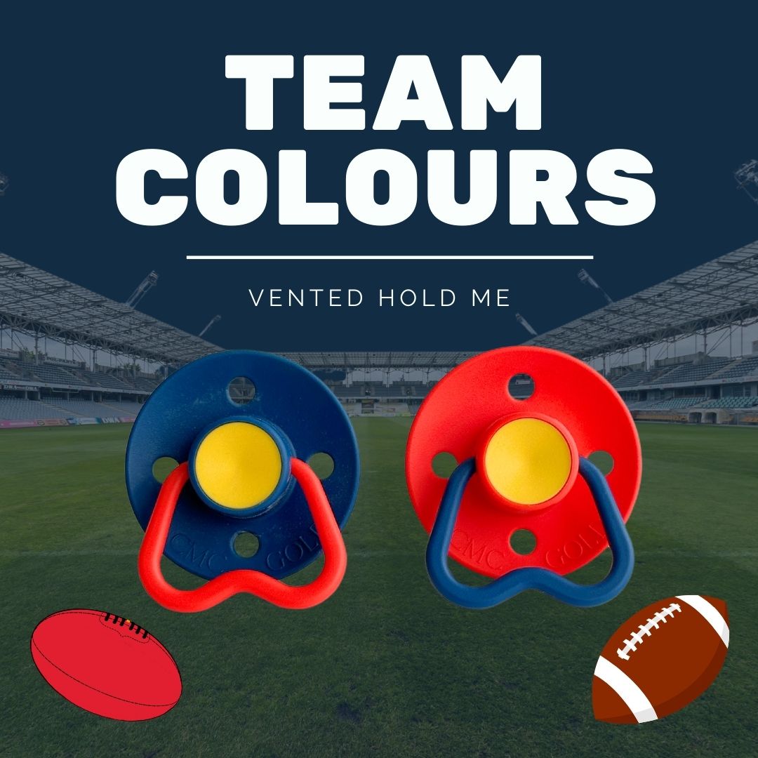 CMC Hold Me Dummy Team Colours Twin Pack - VENTED TEAT