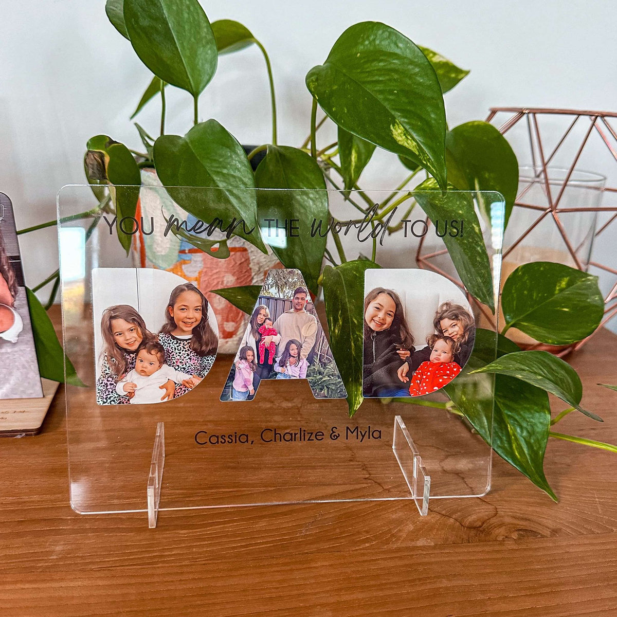 You Mean The World To Us - Printed Photo Frame