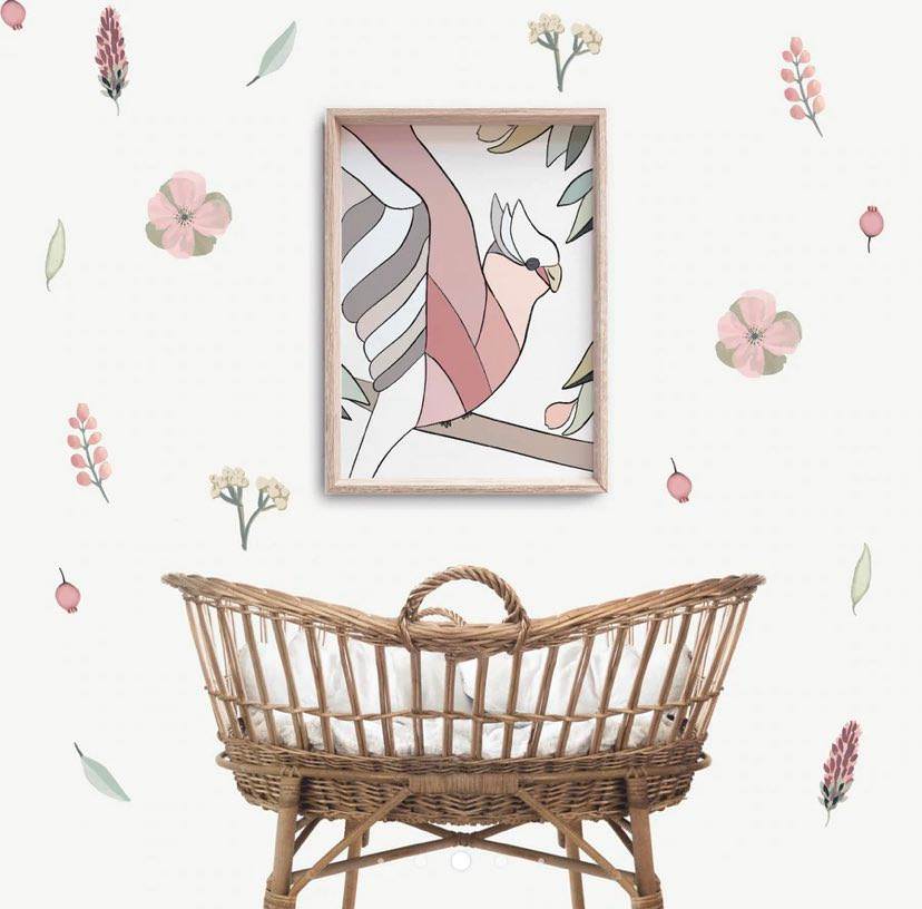 Matilda’s Garden Floral | Removable PhotoTex Wall Decals | Blond + Noir