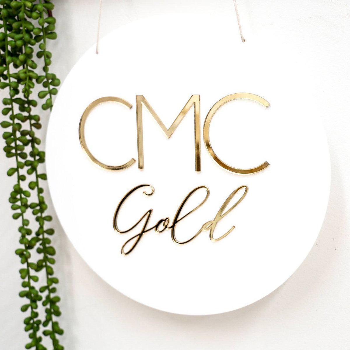 3D Round Name Plaque (50cm & 85cm)